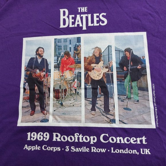 Port & Company Women's Purple The Beatles Concert T-Shirt 3XL - Picture 9 of 10